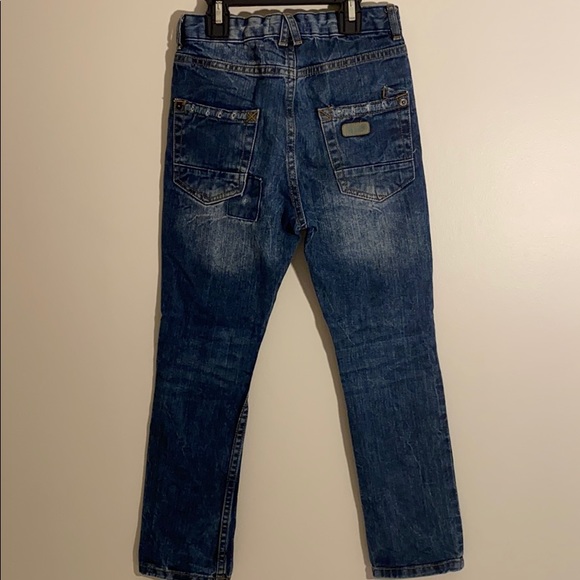 Zara distressed and patched jeans, size 7 - Picture 2 of 7